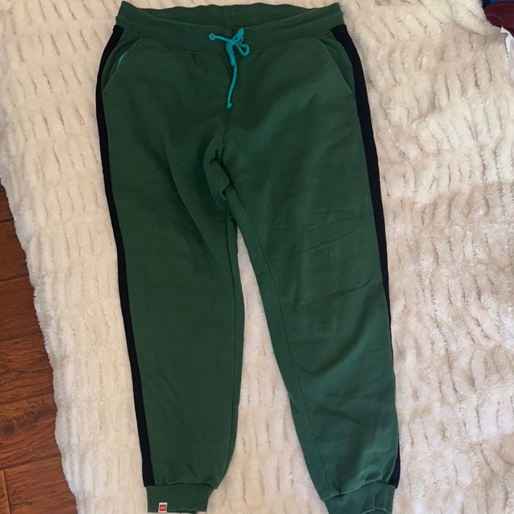 Lego Green and Black Joggers with Elastic Waistband